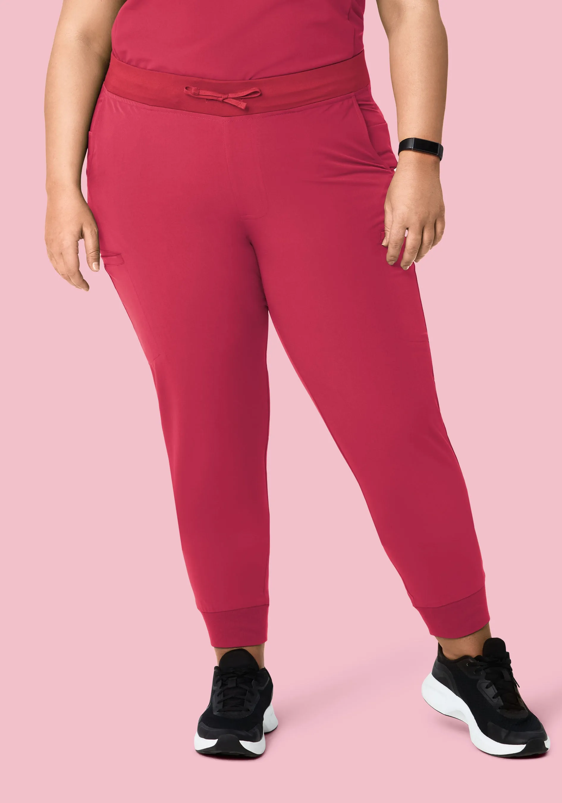 11 Pocket Joggers Deep Rose