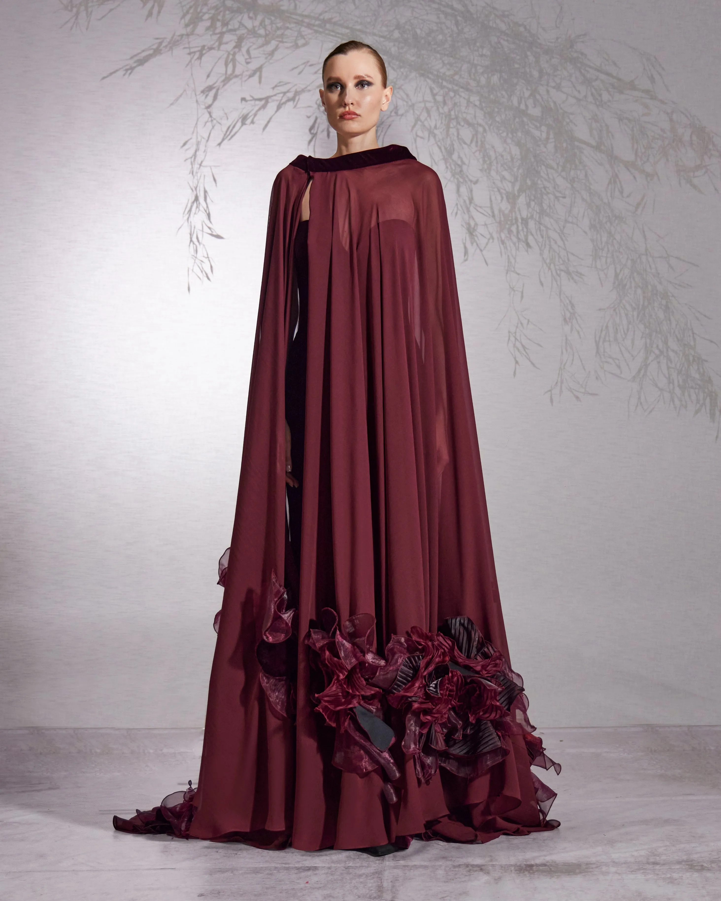 3D Flower Cape &  Dress