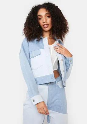 Applause Please Two Tone Denim Jacket