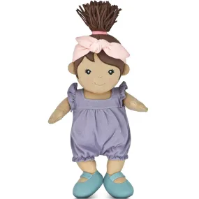 Apple Park Kids Organic Cotton Doll - Paloma in Lavender