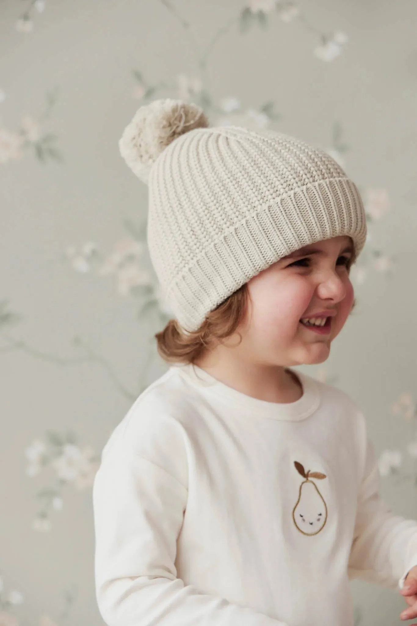 Aurelie Beanie | Light Oatmeal Marle