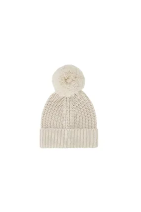 Aurelie Beanie | Light Oatmeal Marle
