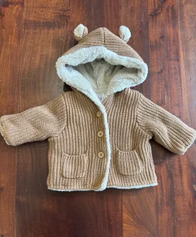 Baby Gap Sherpa Lined Bear Jacket (0-3M) , Kids 3 Month (0-3M)