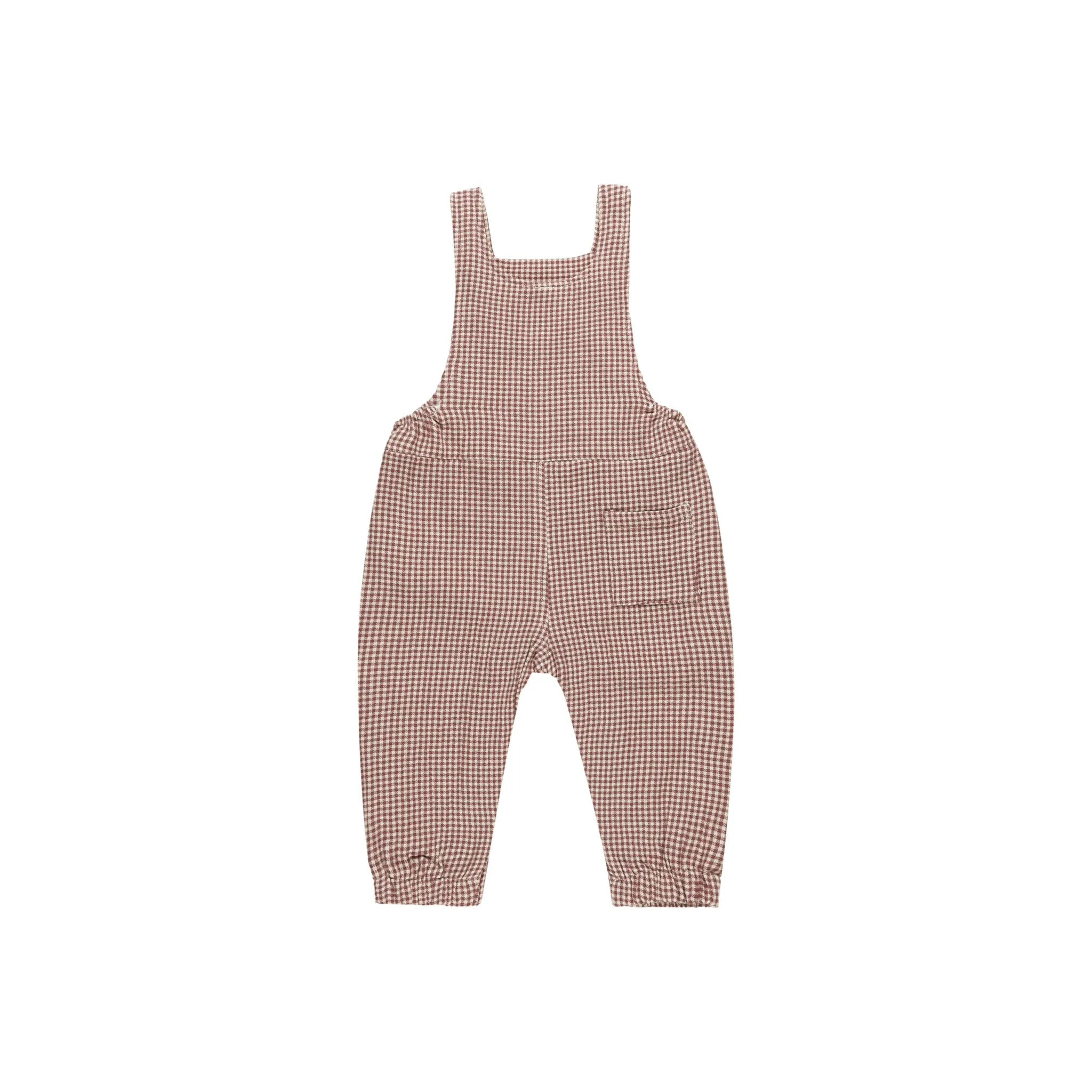 Baby Overall | Plum Gingham