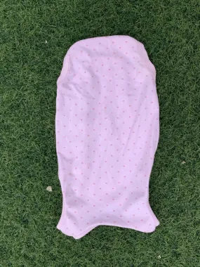 Baby pink dotted overall size 0-6months