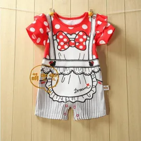 Baby Romper First Movement 100% Cottoon Minnie M Baby Romper