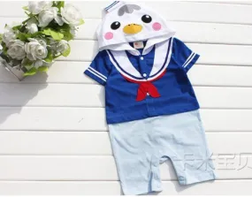Baby Romper Sailor Duck Hoody Romper