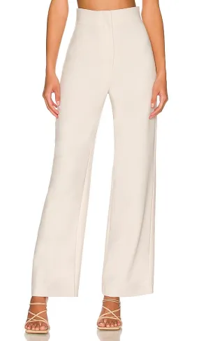 Bardot Anna High Waist Pant in Beige