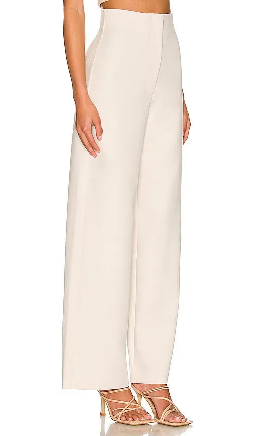 Bardot Anna High Waist Pant in Beige