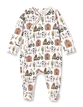 Barnyard Buddies Zipper Footie