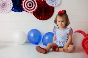 BEG Stars & Stripes Playsuit Bubble Romper