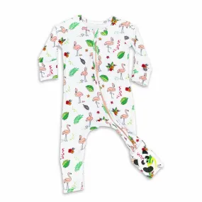Bellabu Bear Convertible Footie - Flamingo
