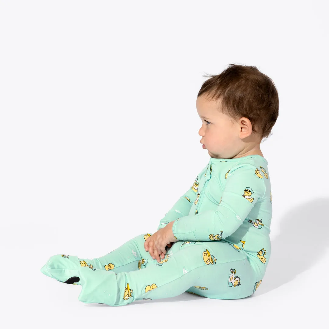 Bellabu Bear Convertible Footie - Rubber Ducky