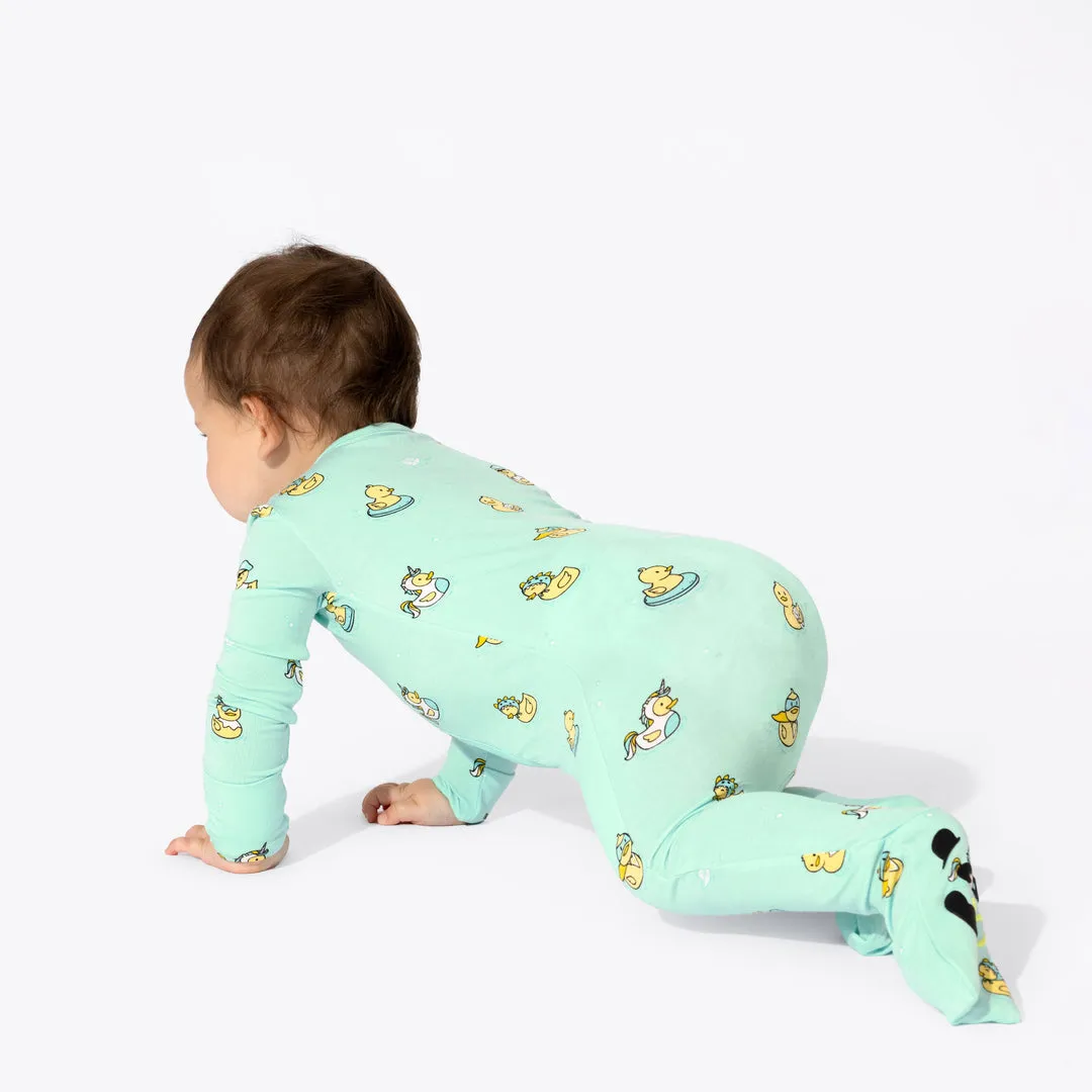 Bellabu Bear Convertible Footie - Rubber Ducky