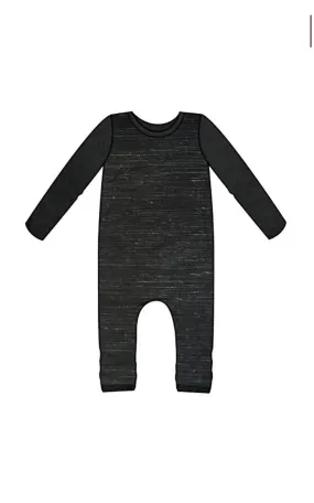Black Linen Romper