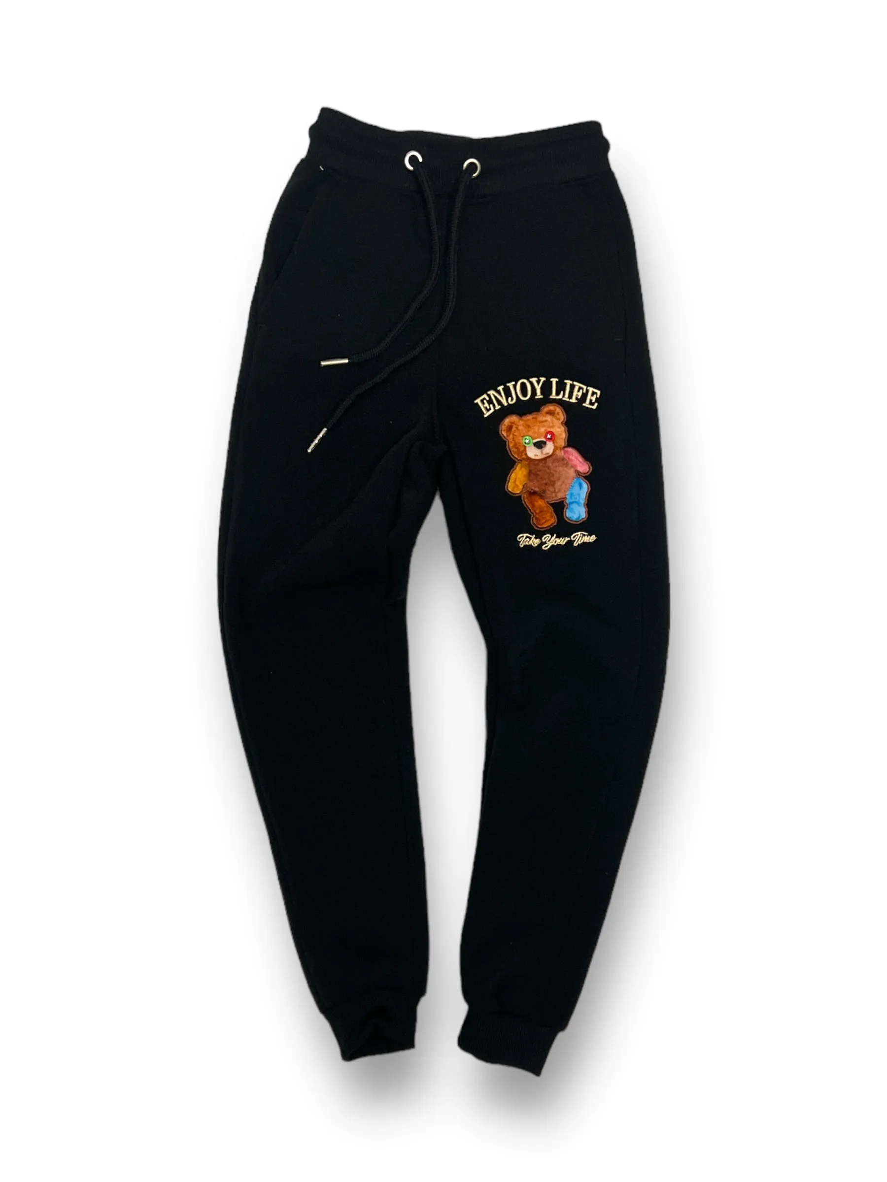 Black Pike Kids 'Enjoy Life' Joggers
