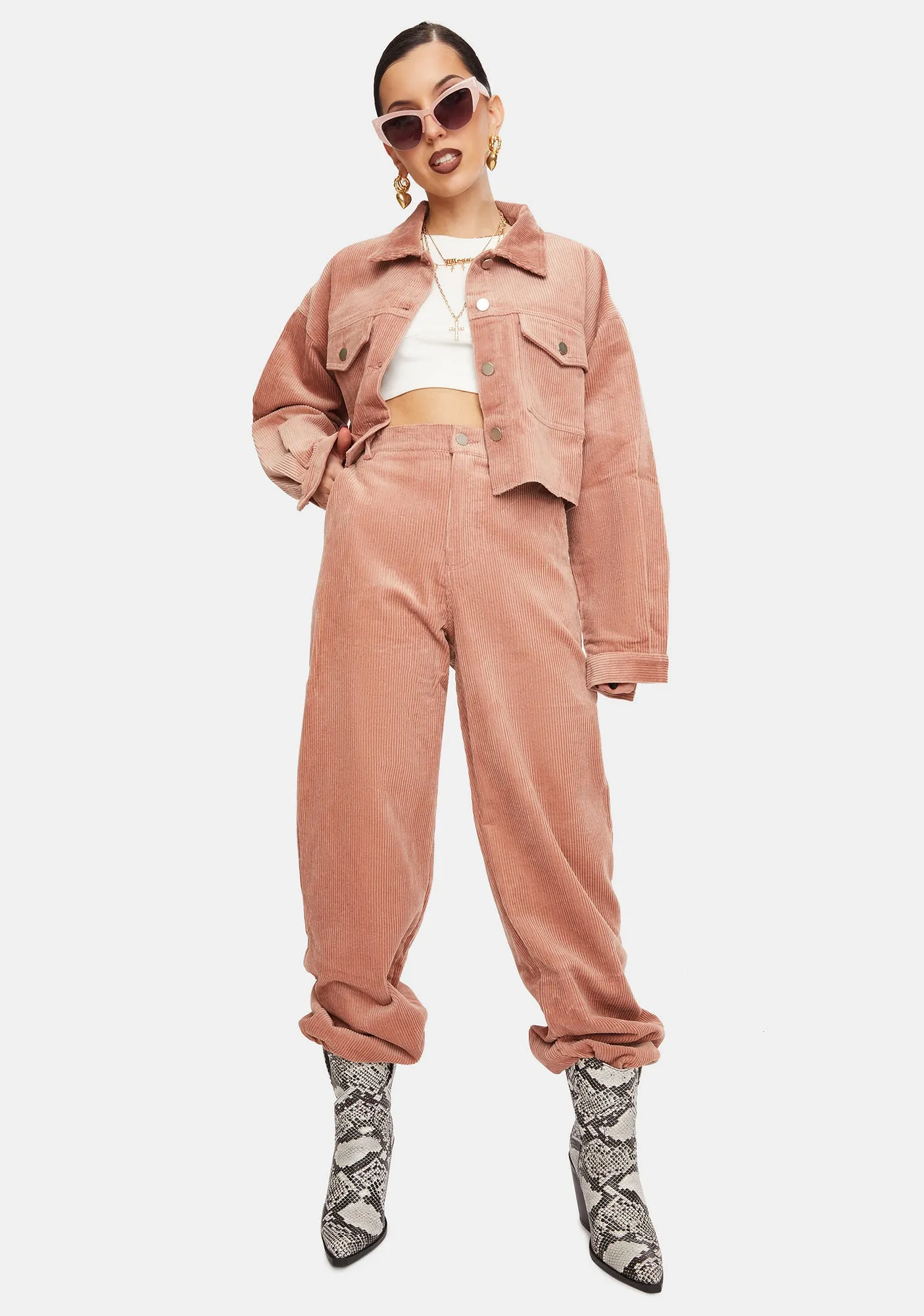 Brick Harriet Corduroy Jacket