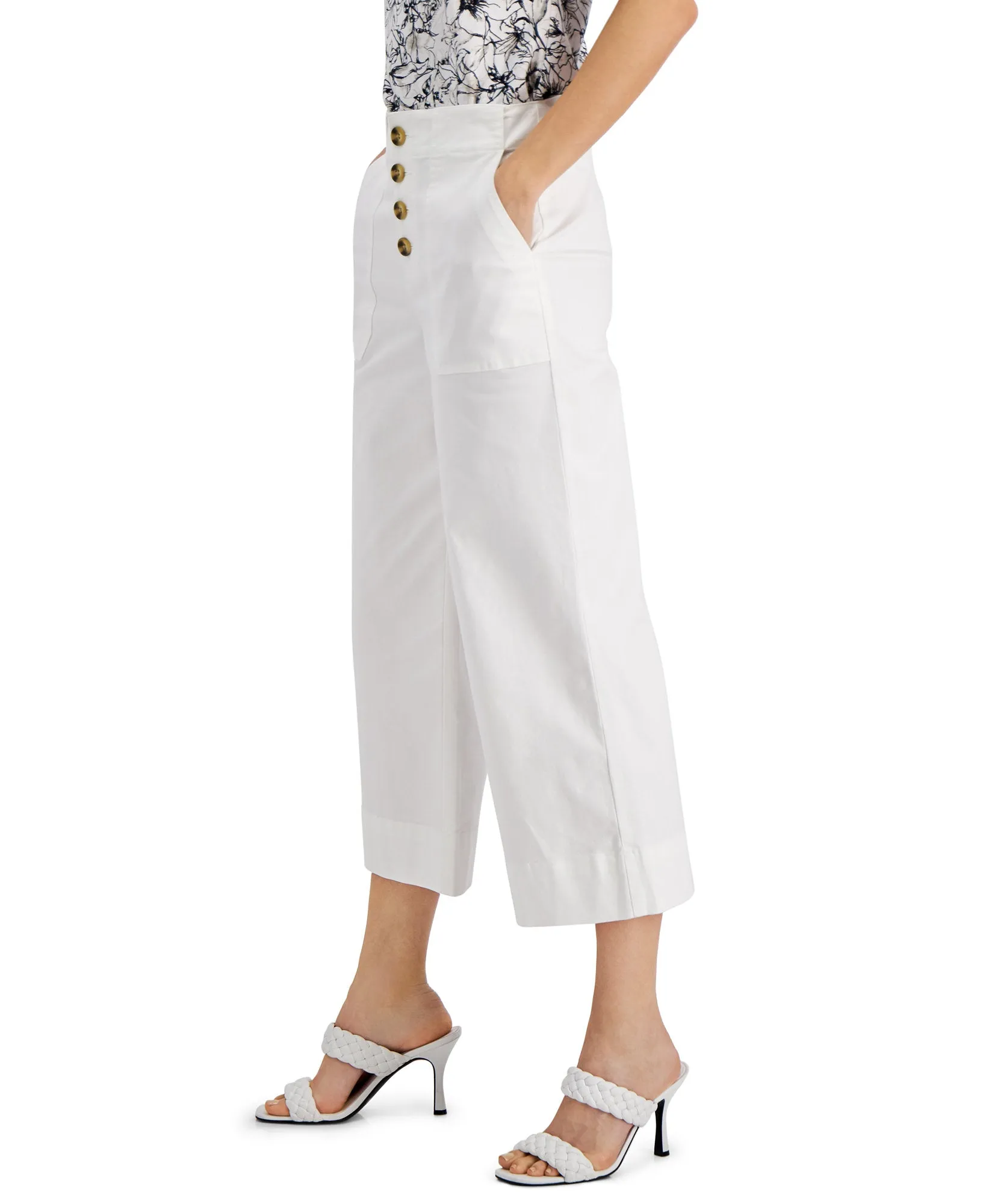 Button-Fly Culottes