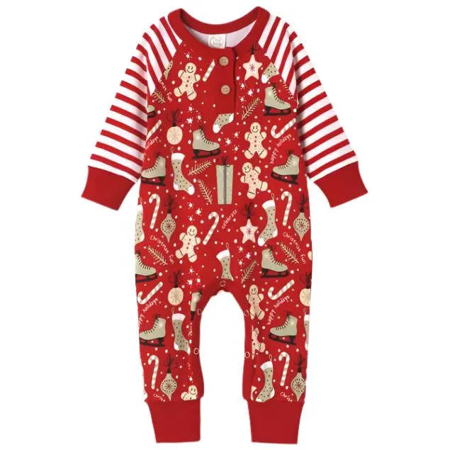Christmas Joy Henley Romper