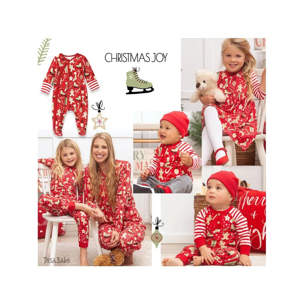 Christmas Joy Henley Romper