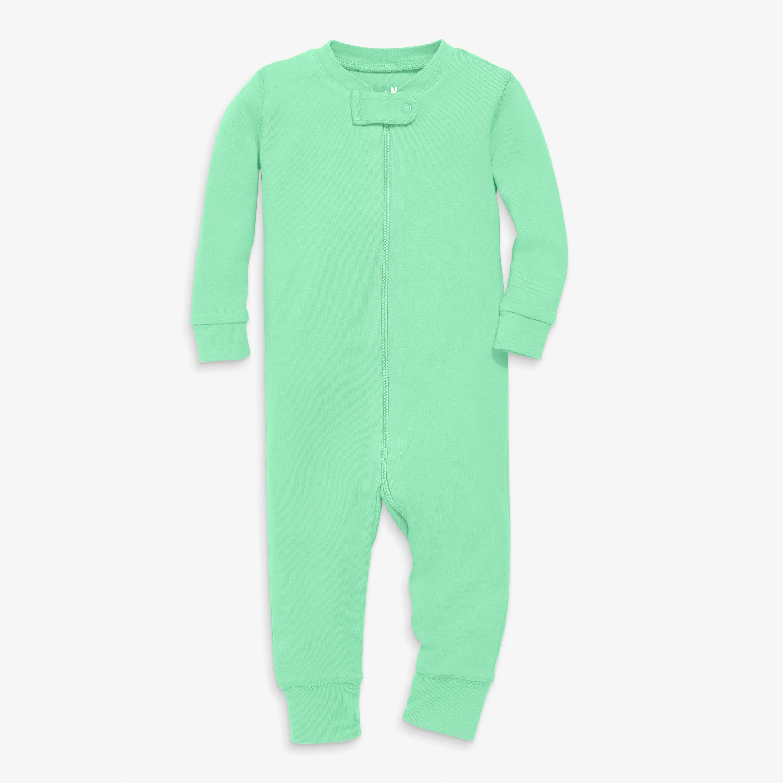 Clearance organic zip romper in seasonal colors