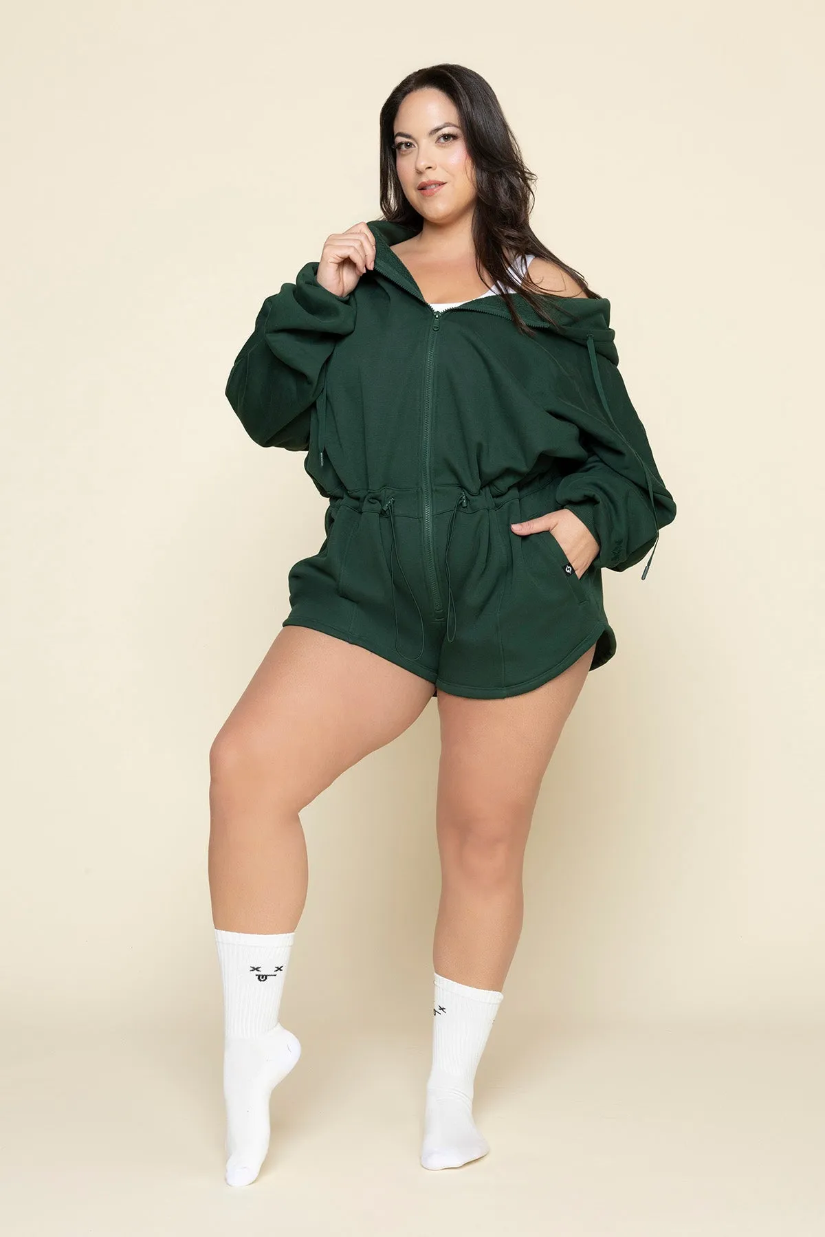 Cloud Romper - Game Time Green