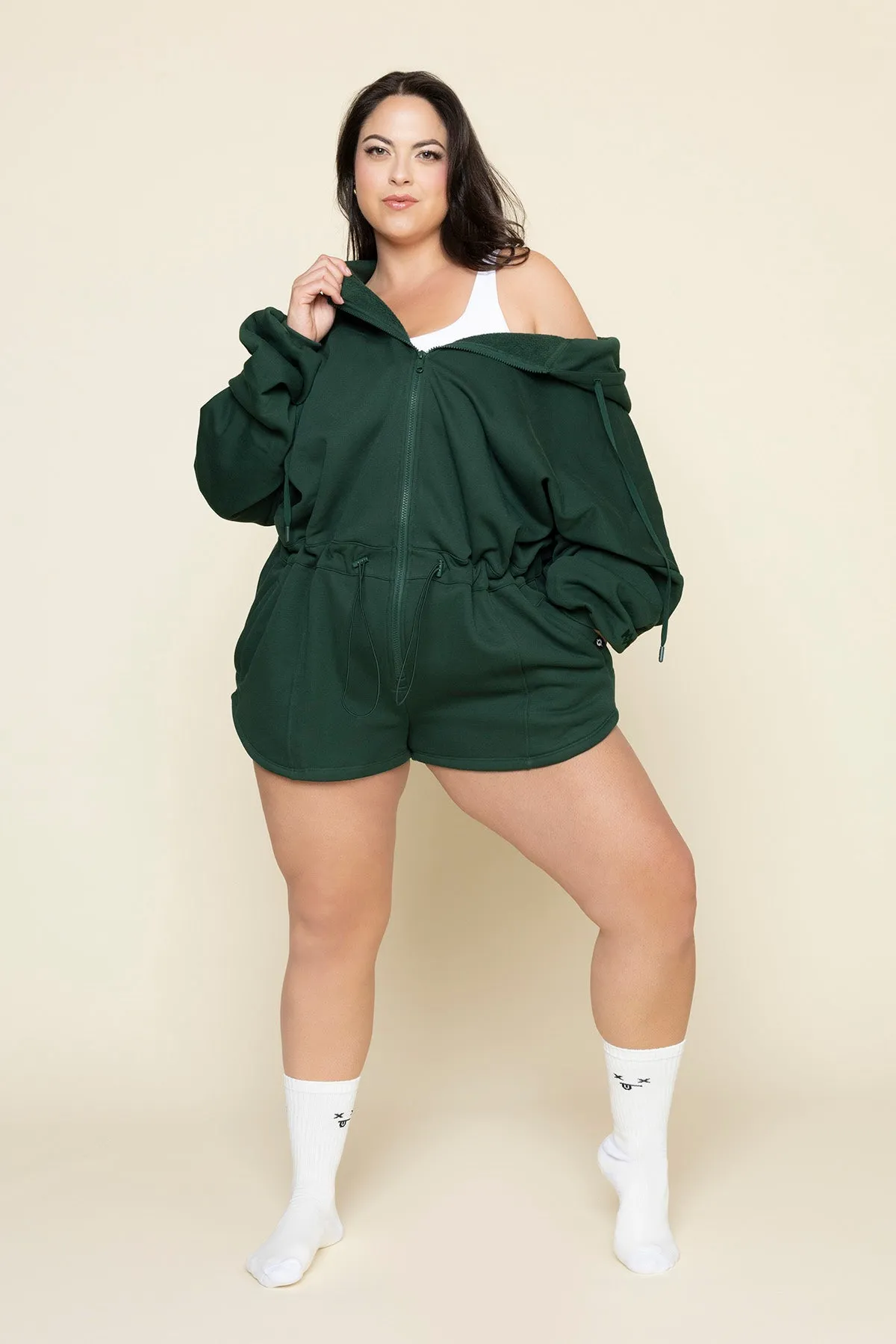 Cloud Romper - Game Time Green