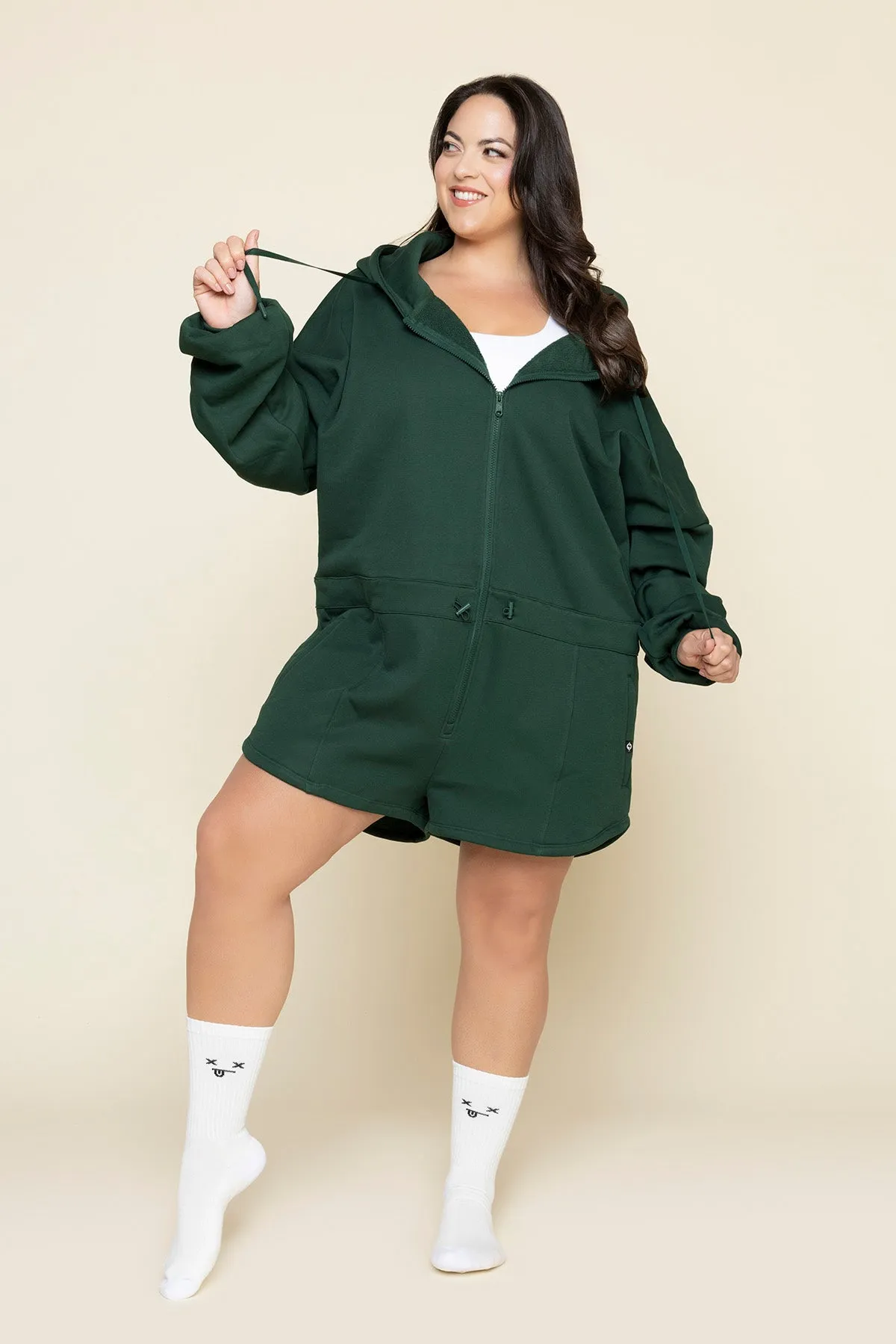 Cloud Romper - Game Time Green