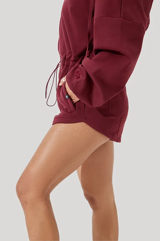 Cloud Romper - Red Wine