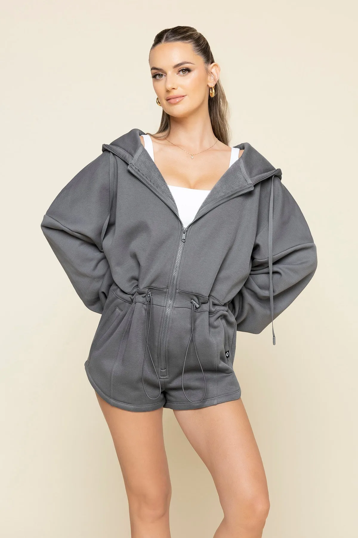 Cloud Romper - Smoke