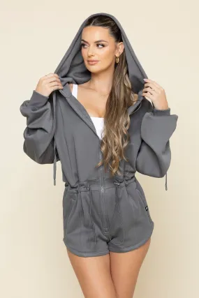 Cloud Romper - Smoke