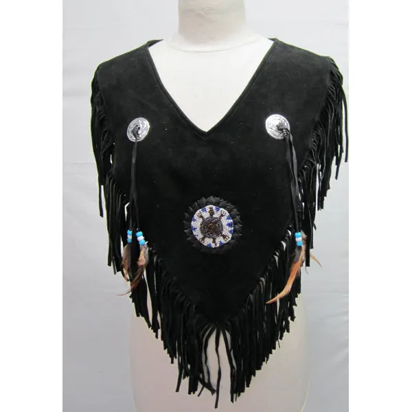 COCHISE PONCHO (BLK/BAGE/TAN) ER221