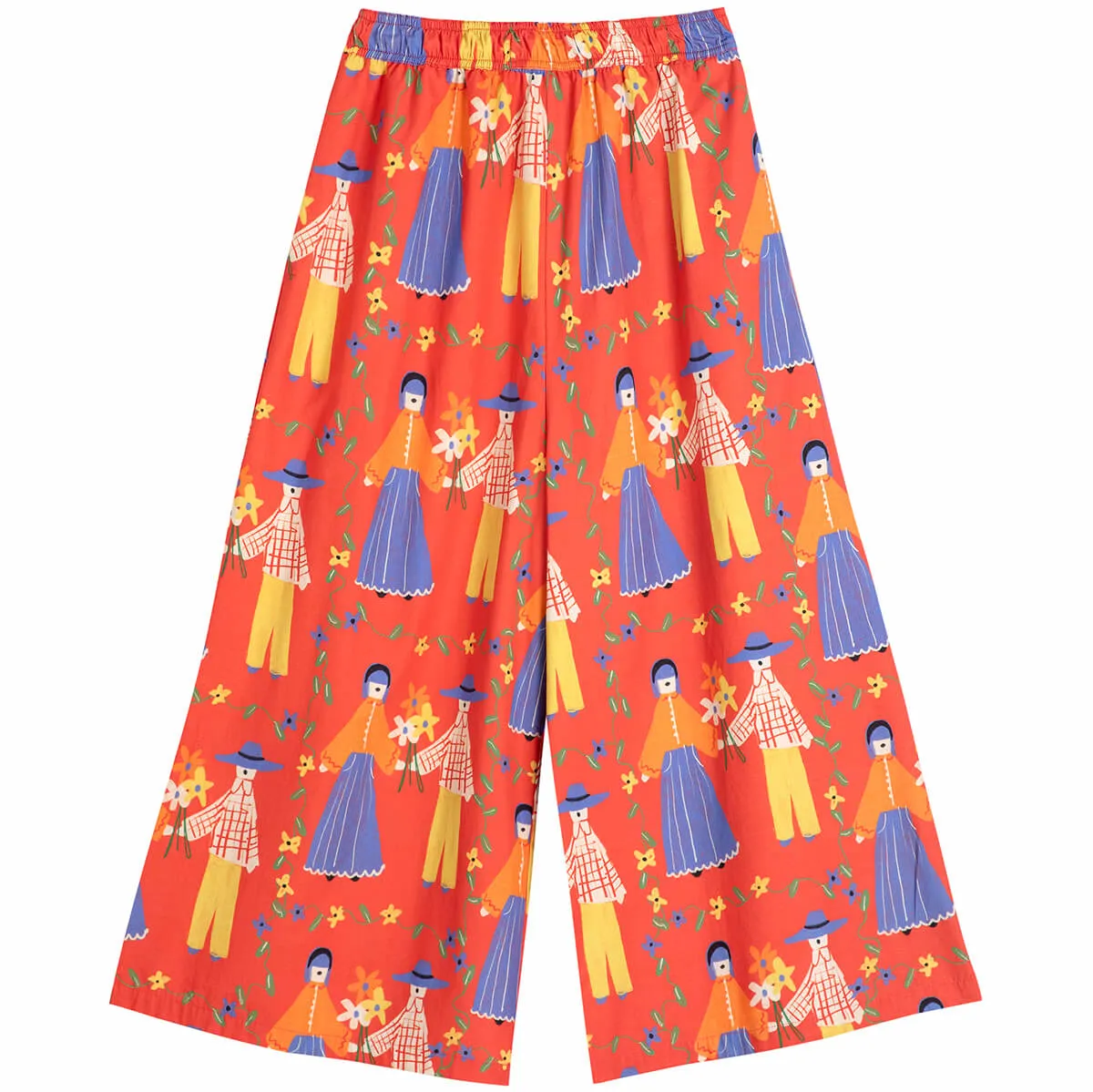 Couples Print Poplin Culottes by Bobo Choses Womenswear