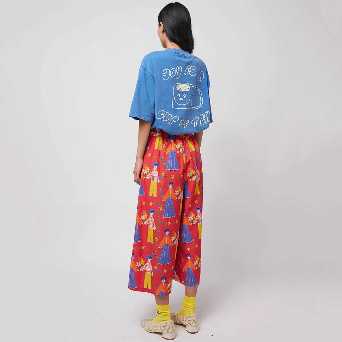 Couples Print Poplin Culottes by Bobo Choses Womenswear