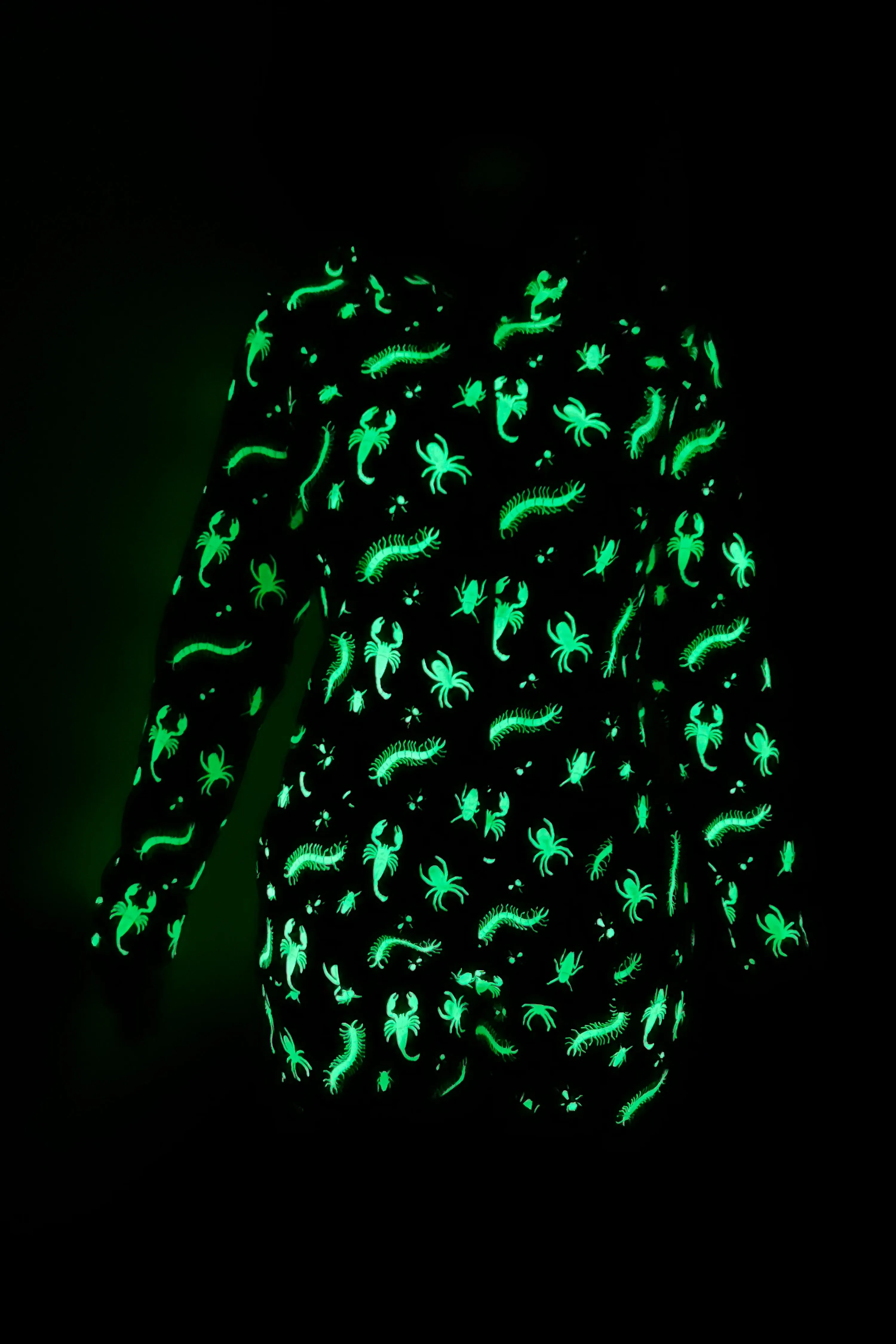 Creepy Crawlers Lounge Romper - Glow in the Dark