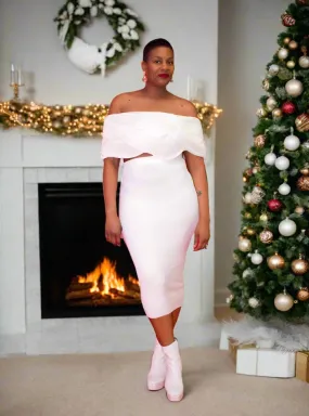 Crop Sweater Skirt Set