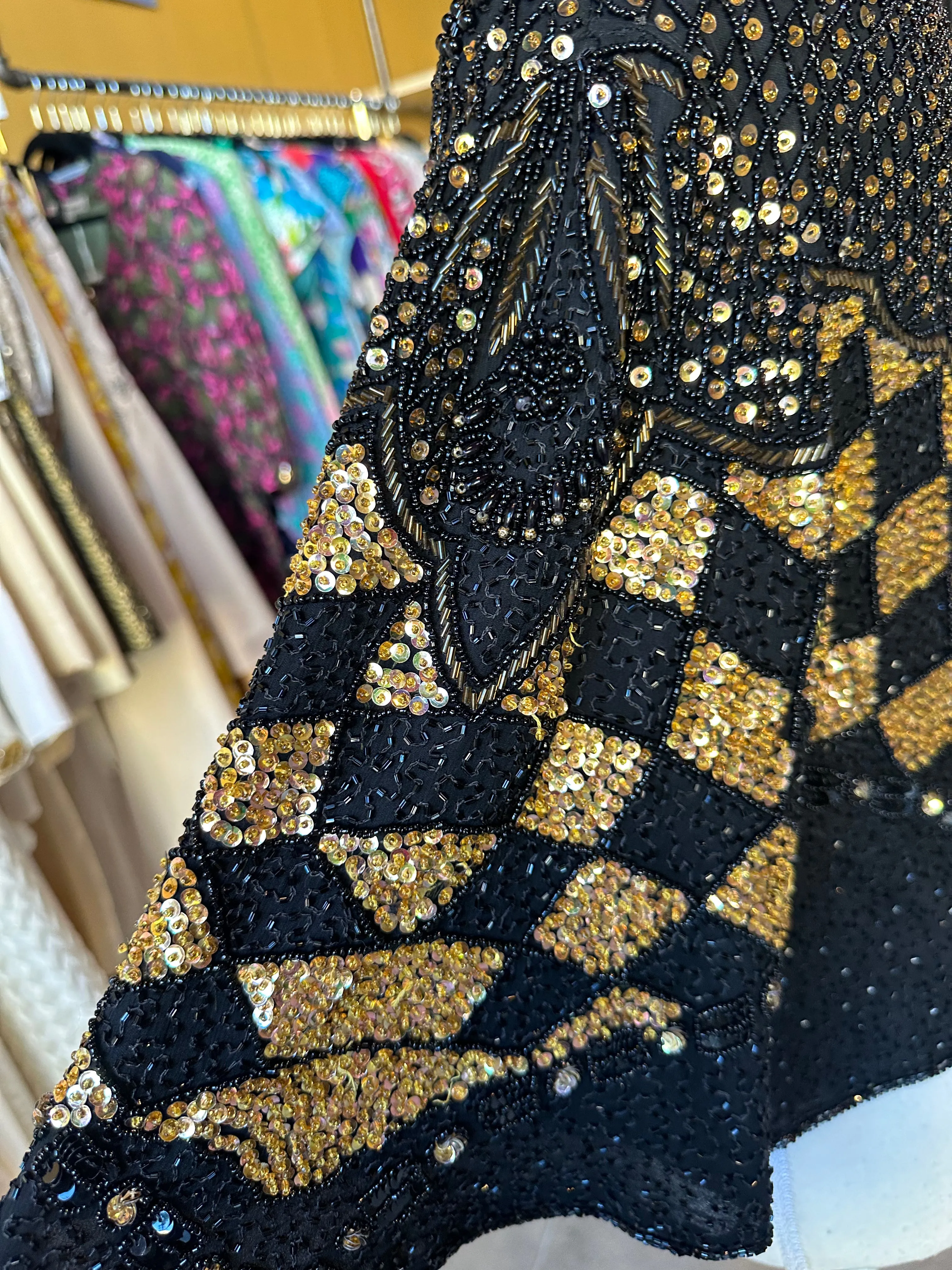 Cropped Sequin Jacket