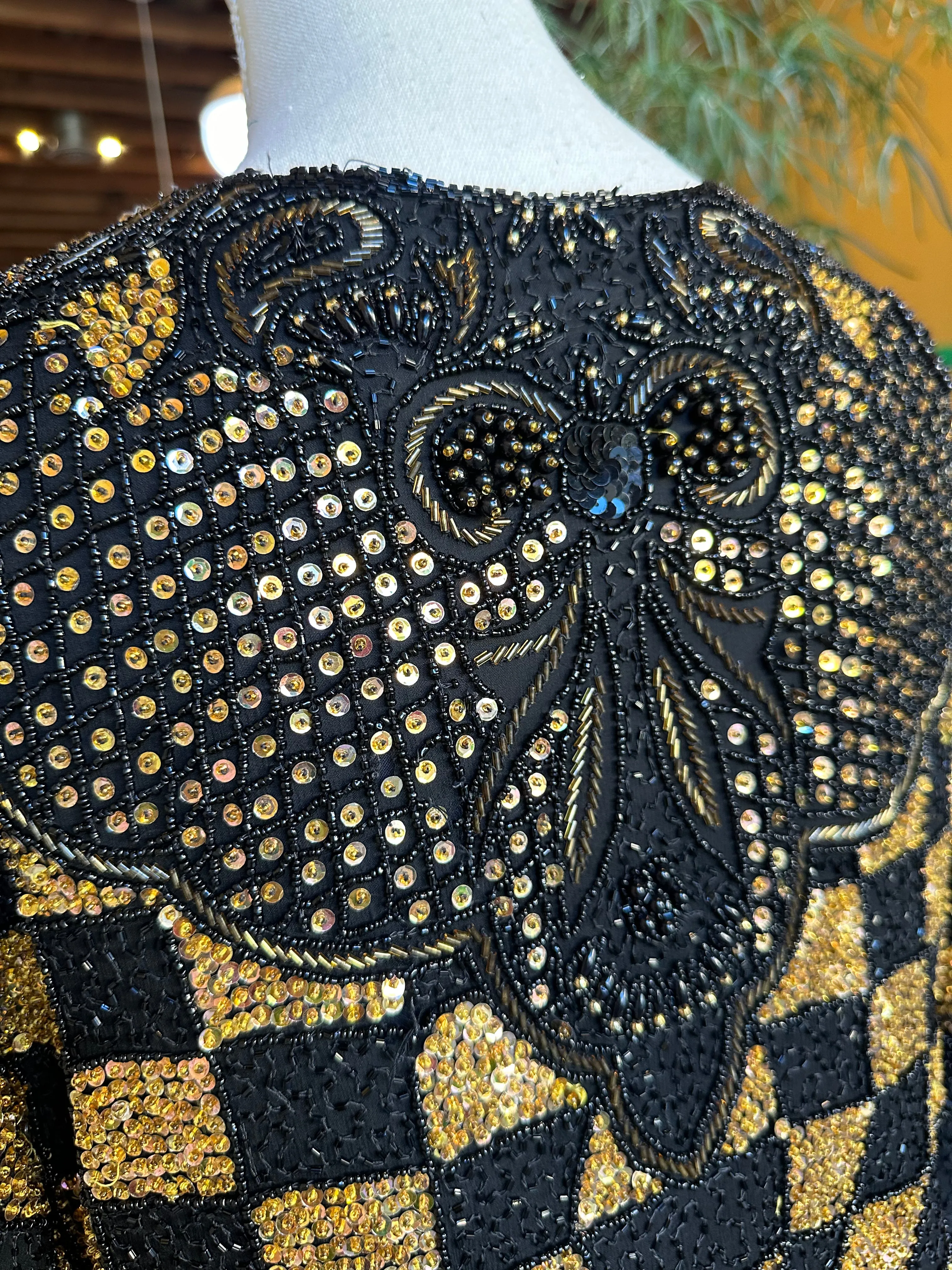 Cropped Sequin Jacket