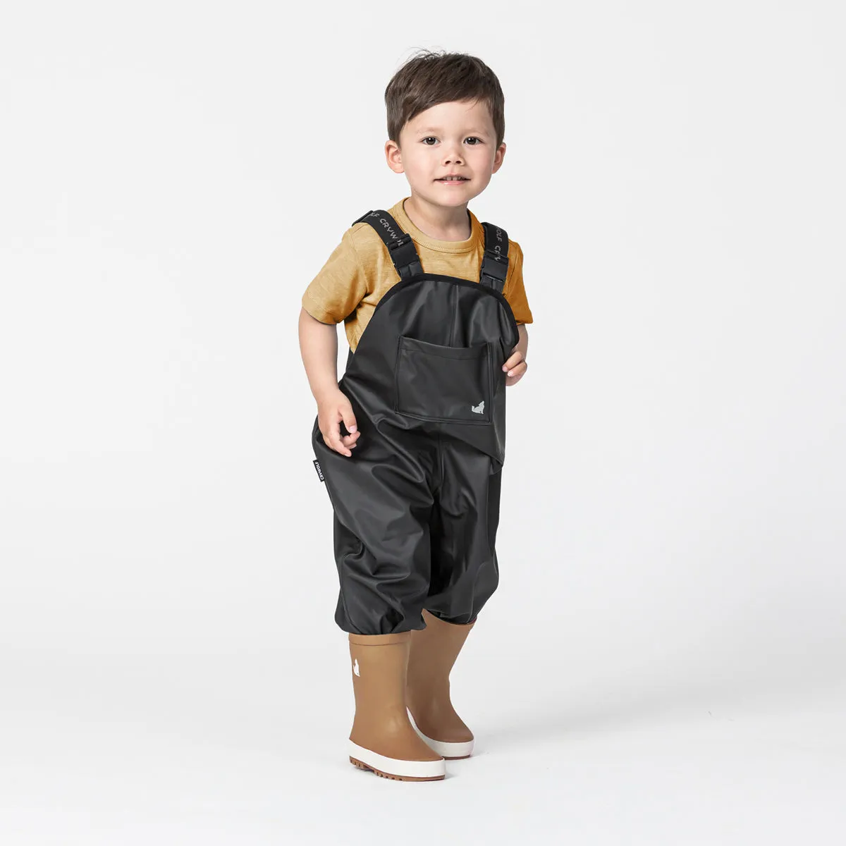 Cry Wolf Rain Overall Black