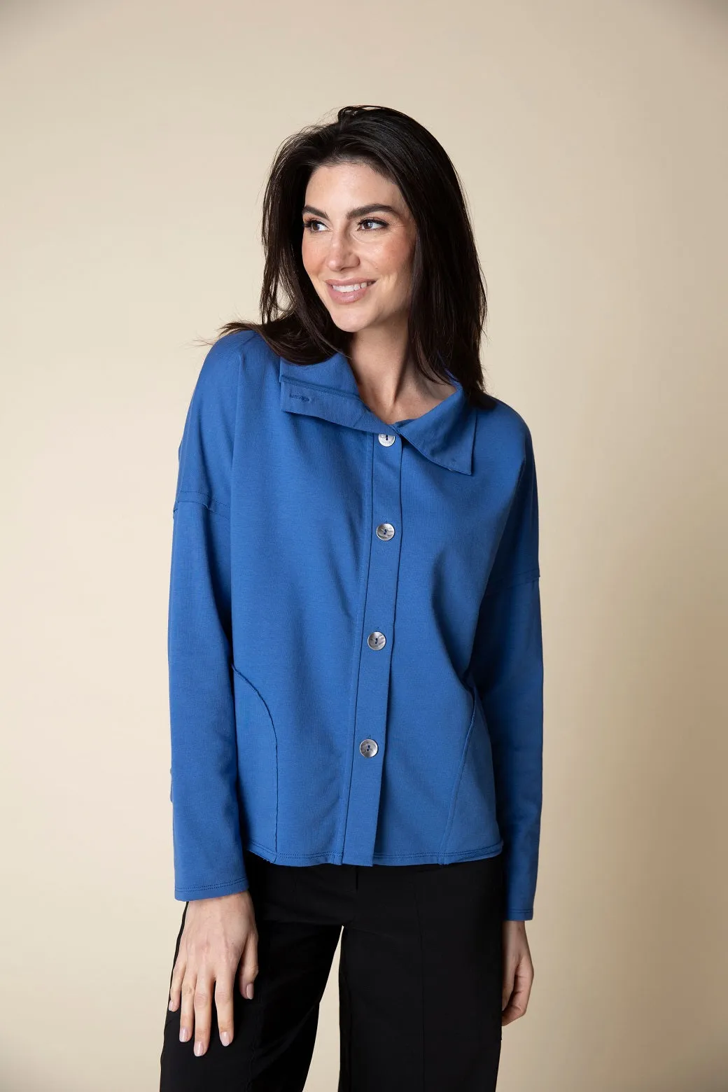 Curved Pocket Jacket