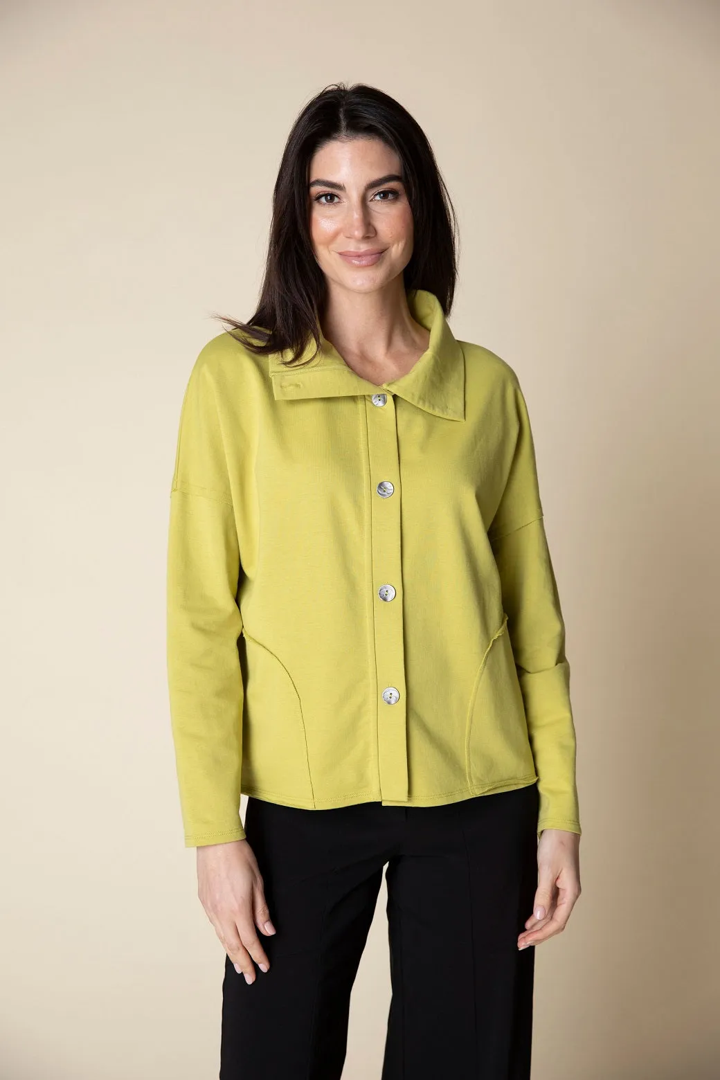 Curved Pocket Jacket
