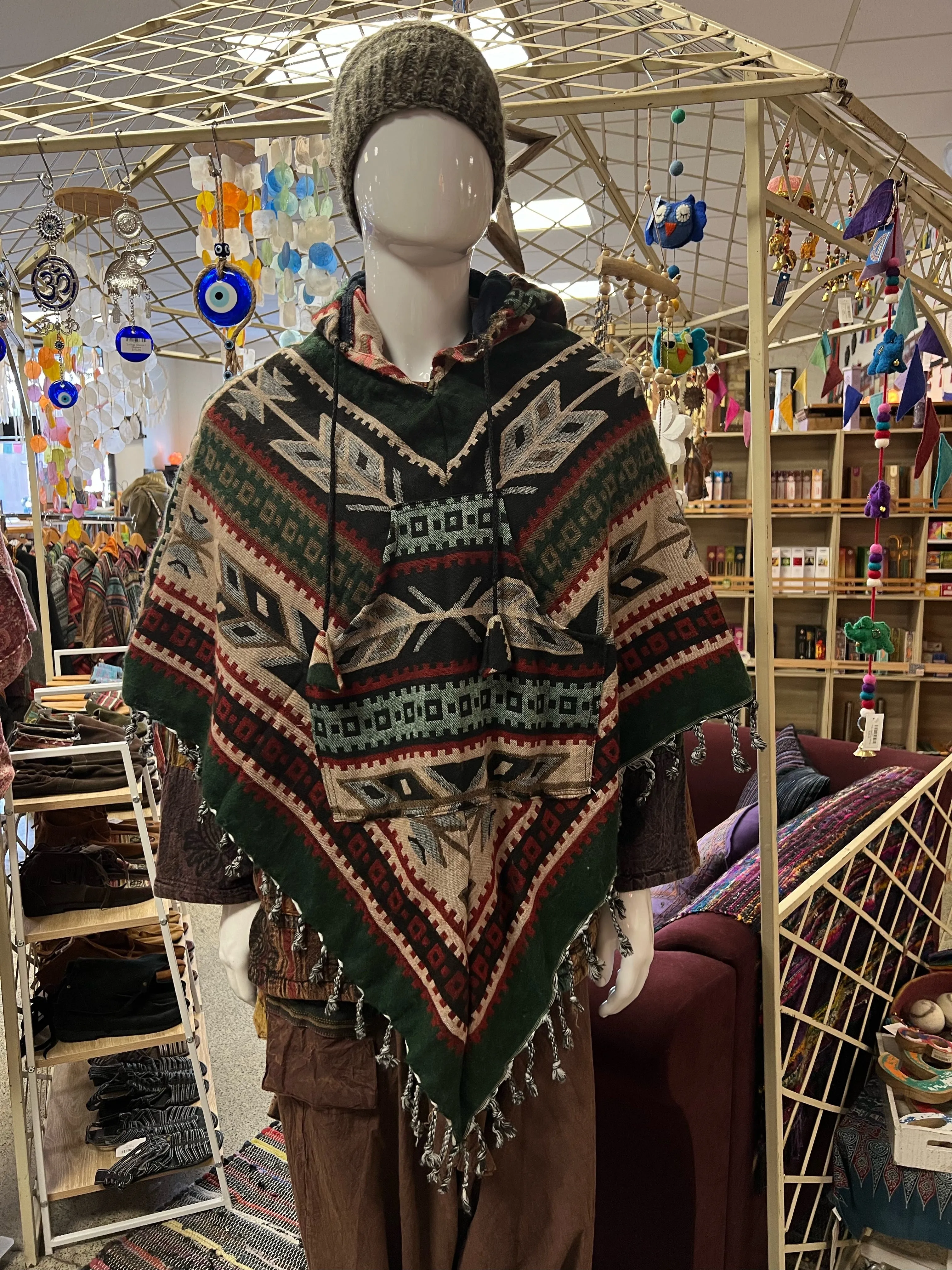 Diamond Toosha Jaal Poncho