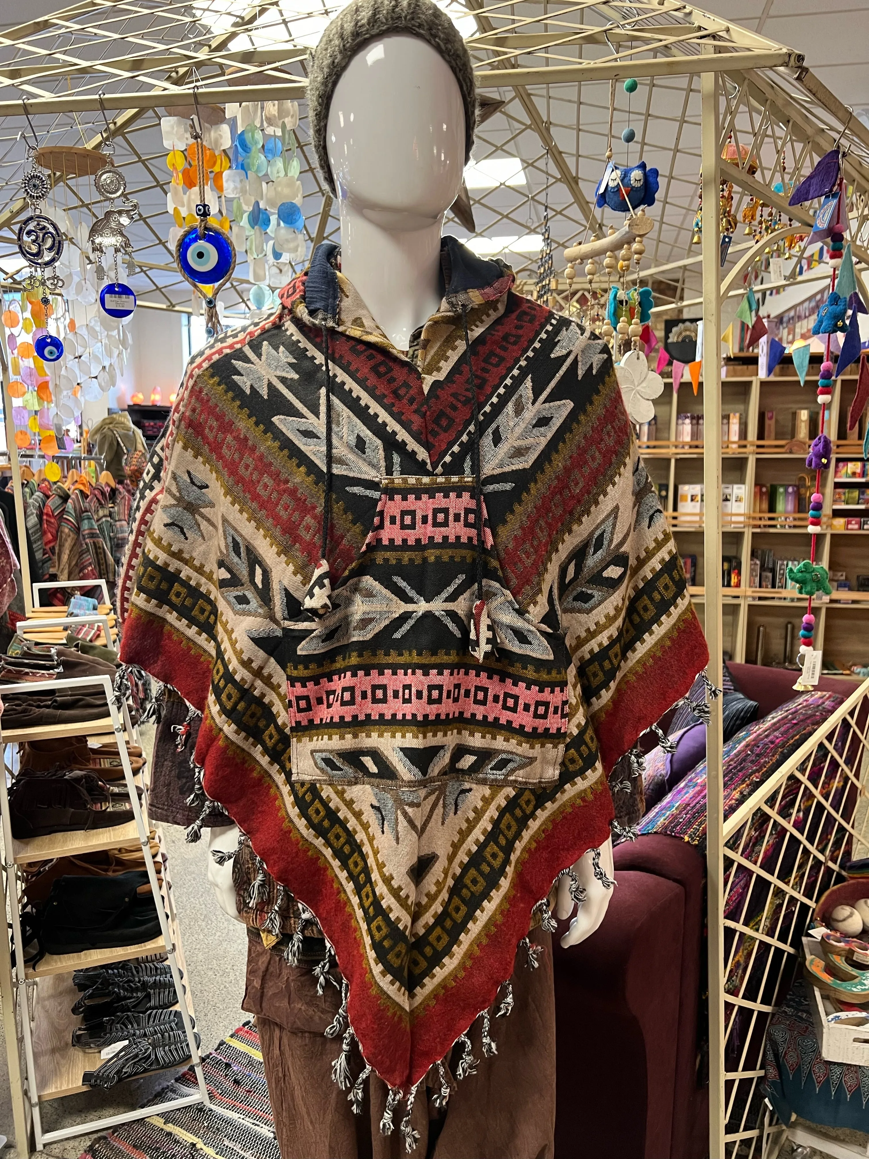Diamond Toosha Jaal Poncho