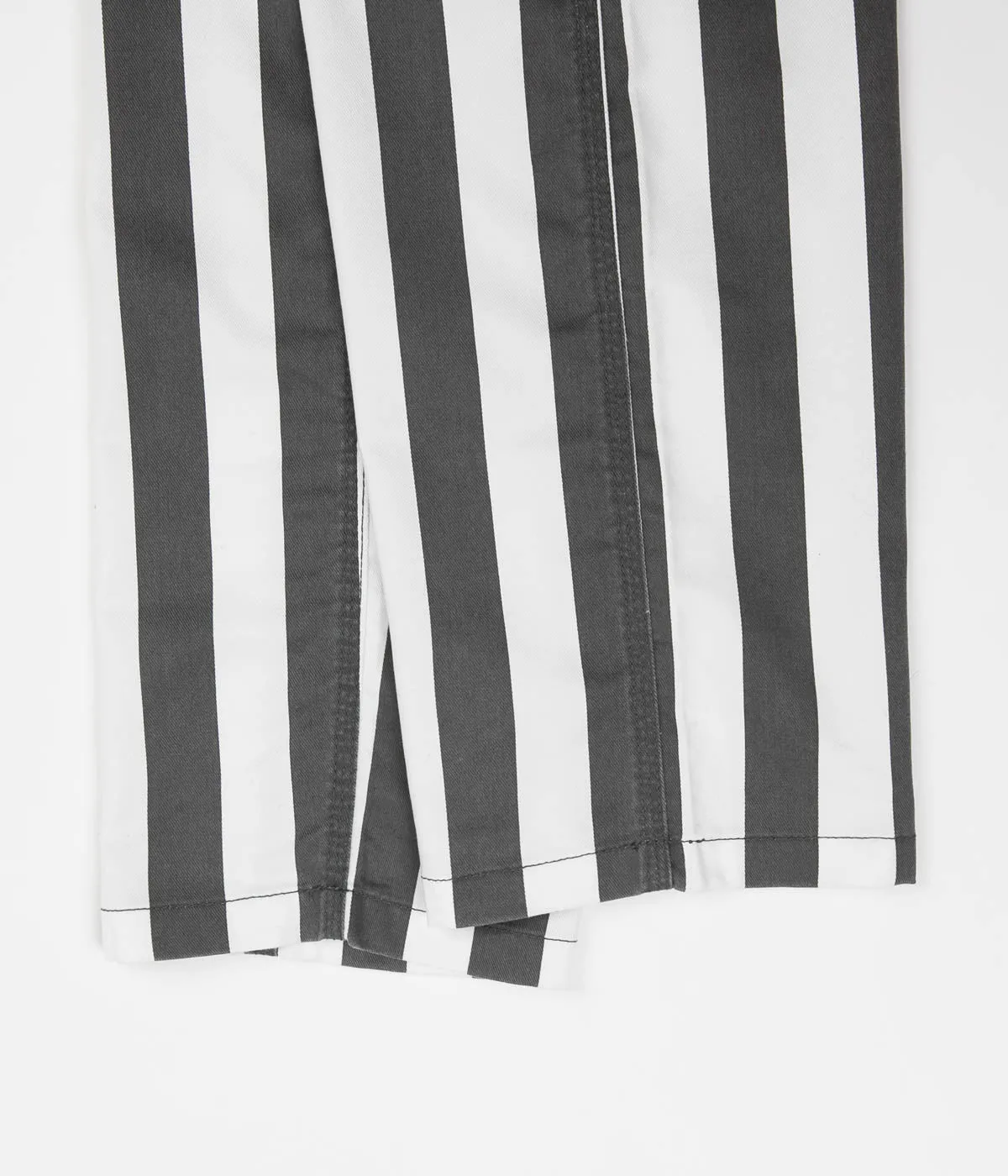 Dickies Livonia Wide Stripe Bib Overall - Charcoal Grey