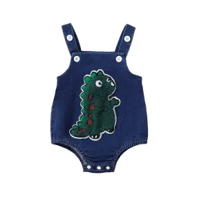 DINOSAUR Denim Romper