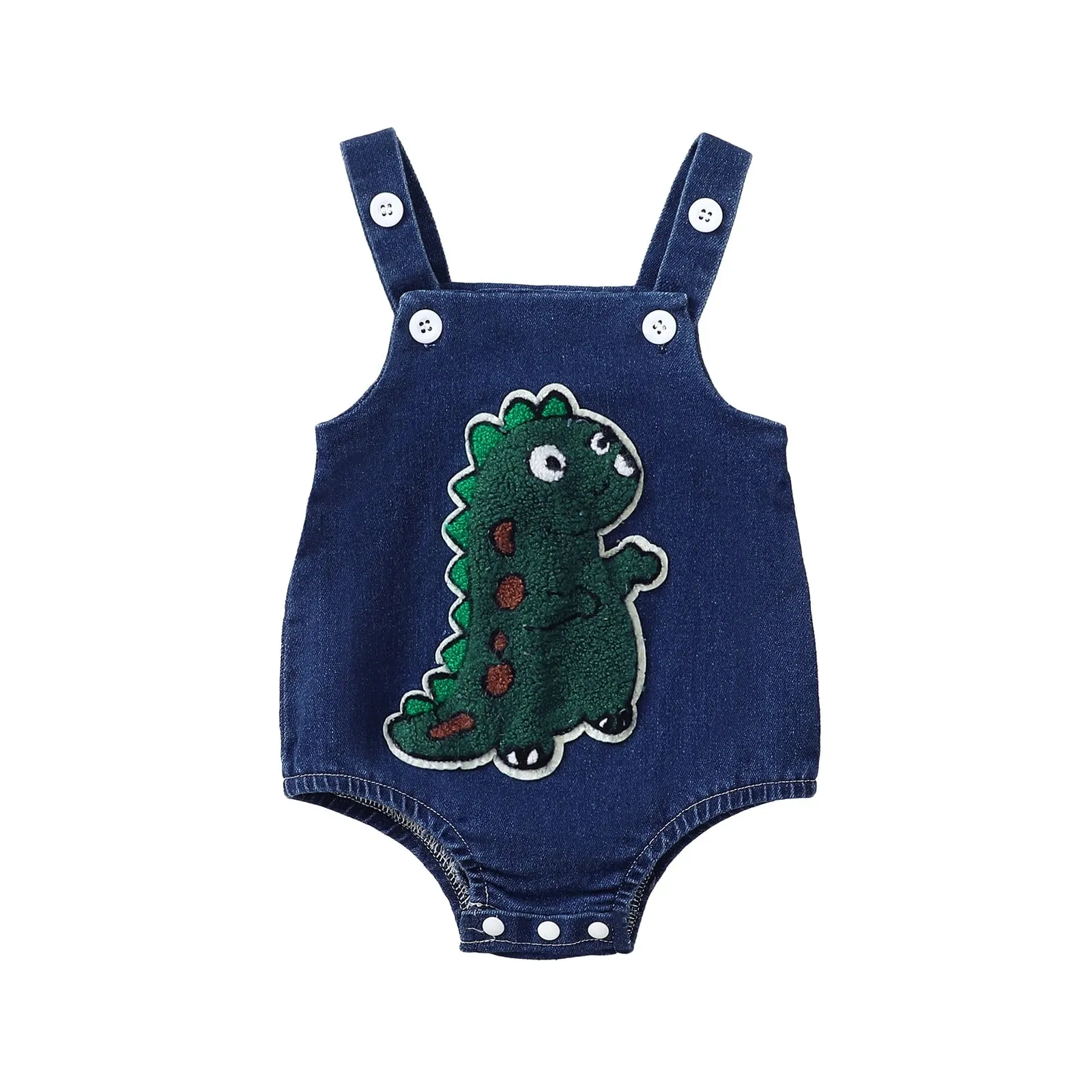 DINOSAUR Denim Romper