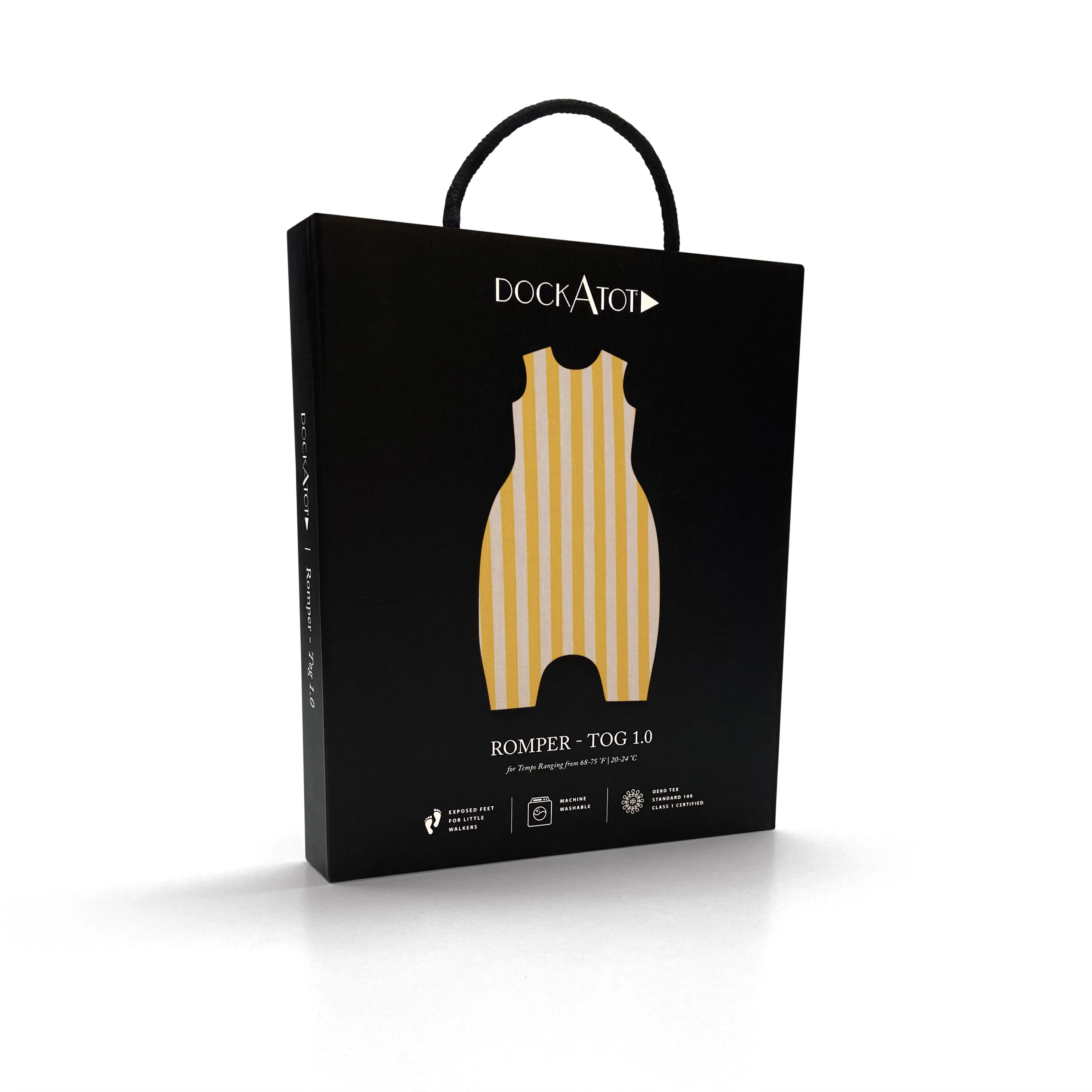 DockATot Romper - Golden Stripe