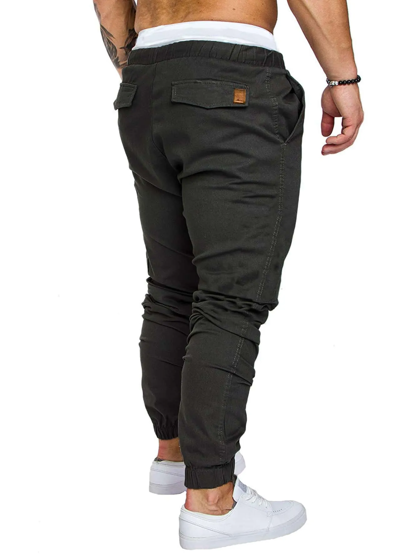 Drawstring Mid Waist Sweatpants