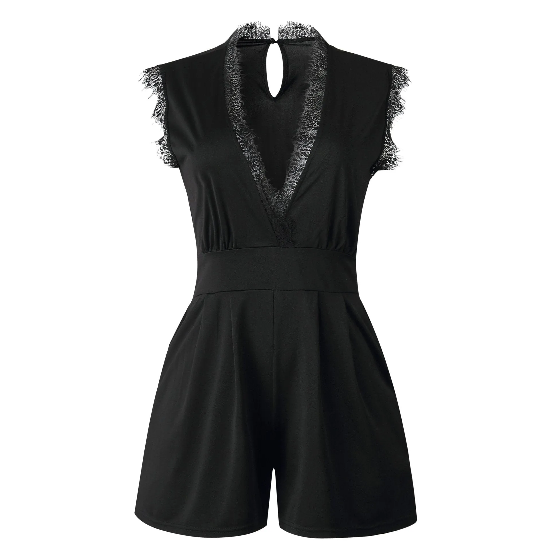 Elba Black Romper