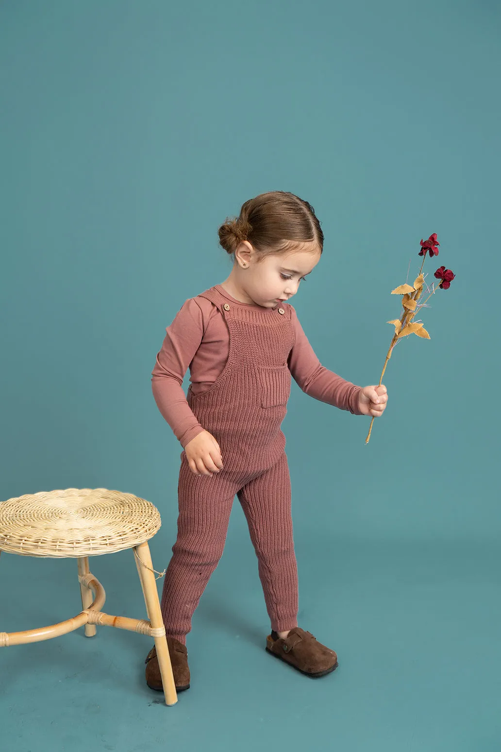 Elle & Boo Overall Knit Set